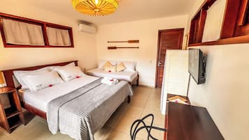 Comfort Triple Room, Pool View | In-room safe, free WiFi