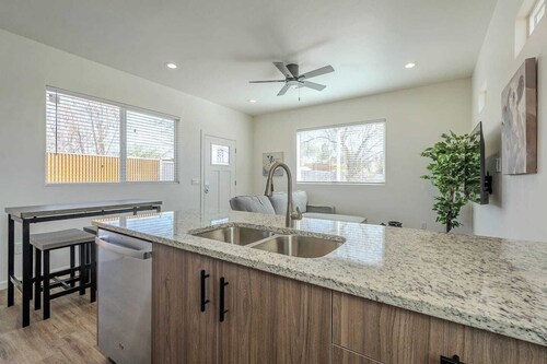 This centrally located 2 bedroom 2 bathroom is fully remodeled.