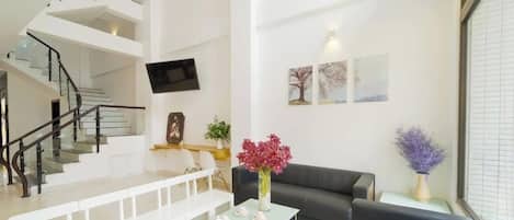 Sala de estar en el lobby