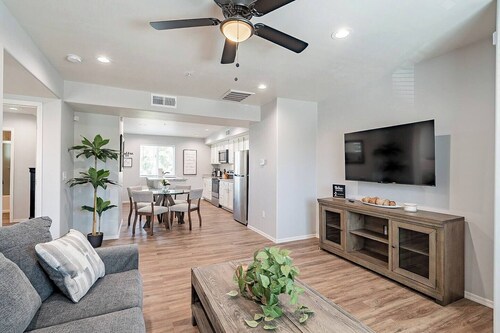 This centrally located 2 bedroom 2 bathroom is fully remodeled with electric vehicle charging on site