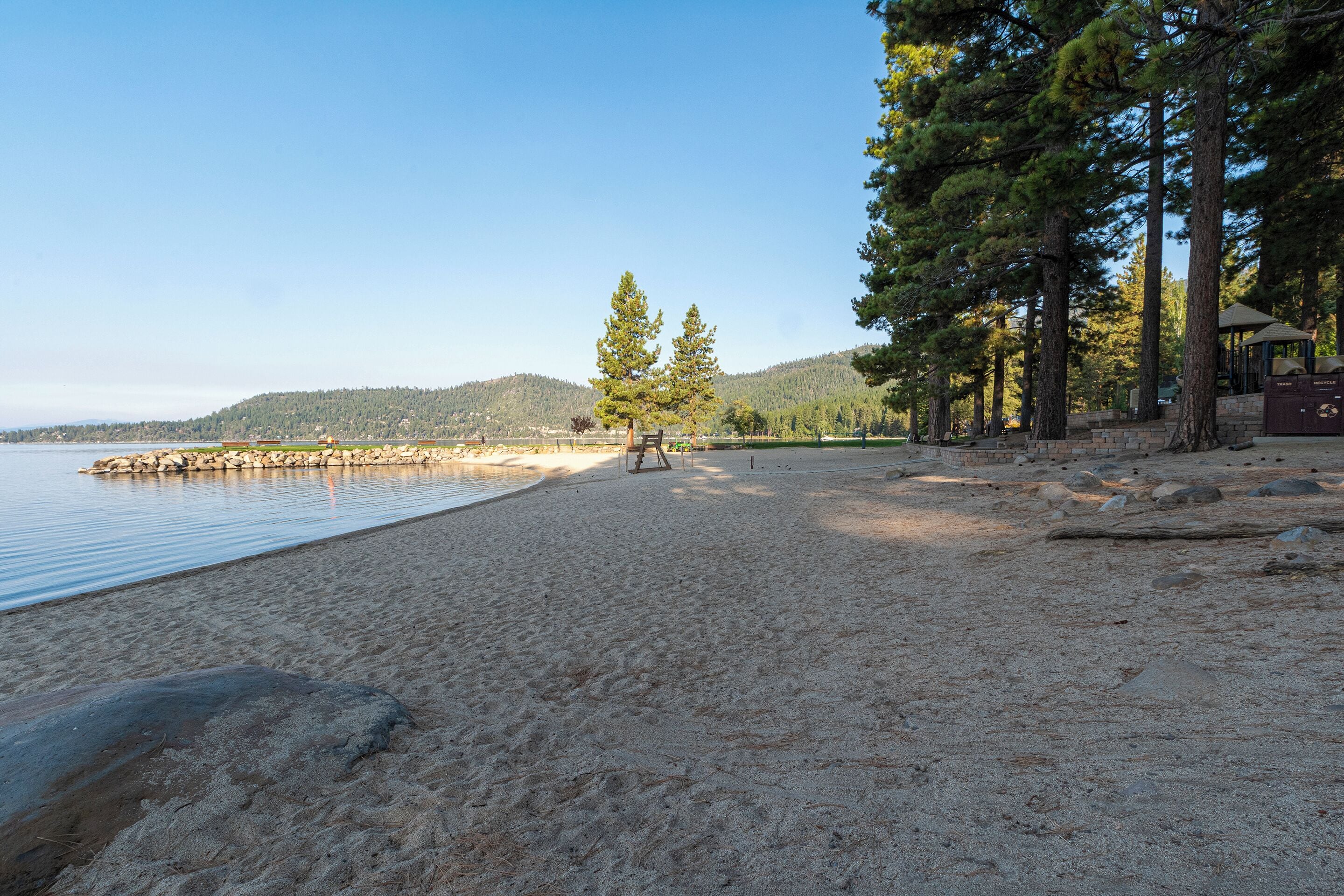 Private beach nearby