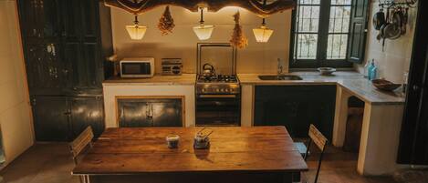 Microwave, oven, stovetop