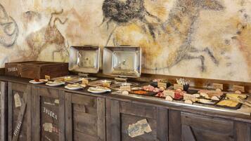 Daily buffet breakfast (EUR 17 per person)