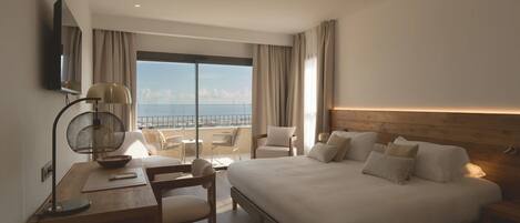 Premium bedding, memory-foam beds, minibar, in-room safe