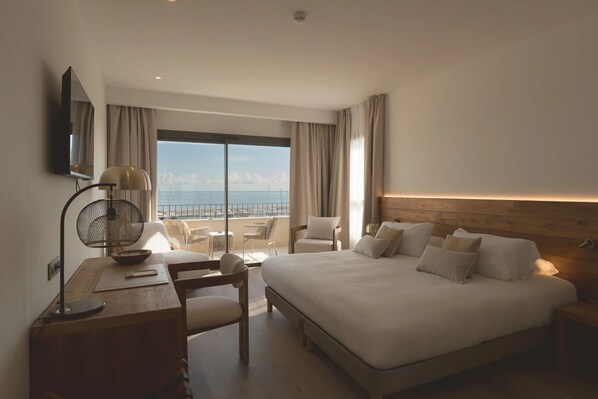 Biancheria da letto di alta qualità, materassi in memory foam, minibar