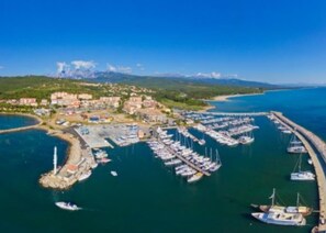 Blick von der Unterkunft