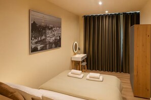 1 室のベッドルーム、アイロン / アイロン台、WiFi、ベッドシーツ