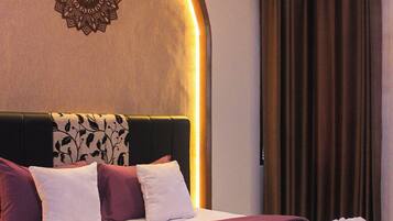 5 chambres, fer et planche Ă repasser, Wi-Fi, draps fournis