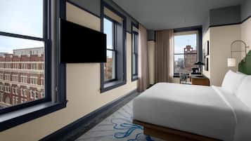 Caja de seguridad en la habitación y escritorio