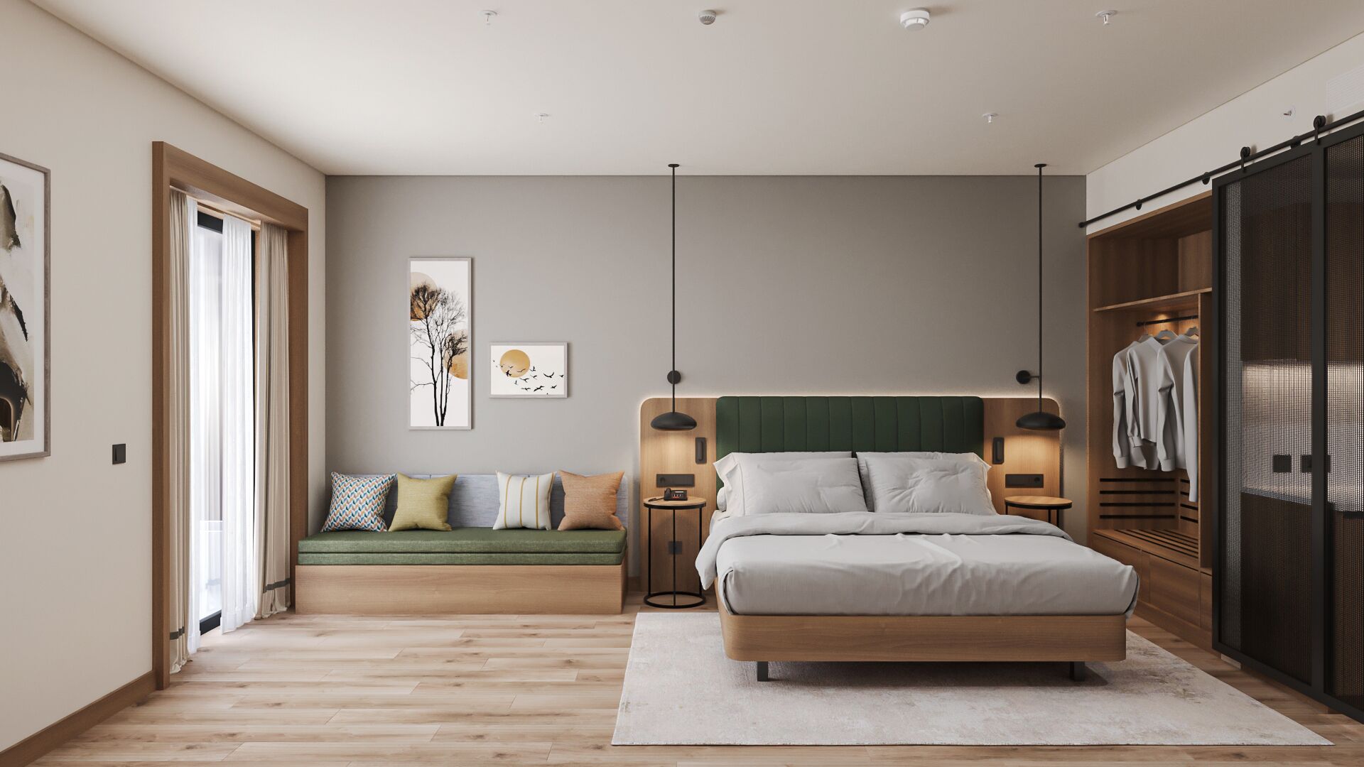 Studio, 1 King-Bett