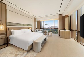 Premium Room, 1 King Bed | Down comforters, in-room safe, blackout drapes, iron/ironing board