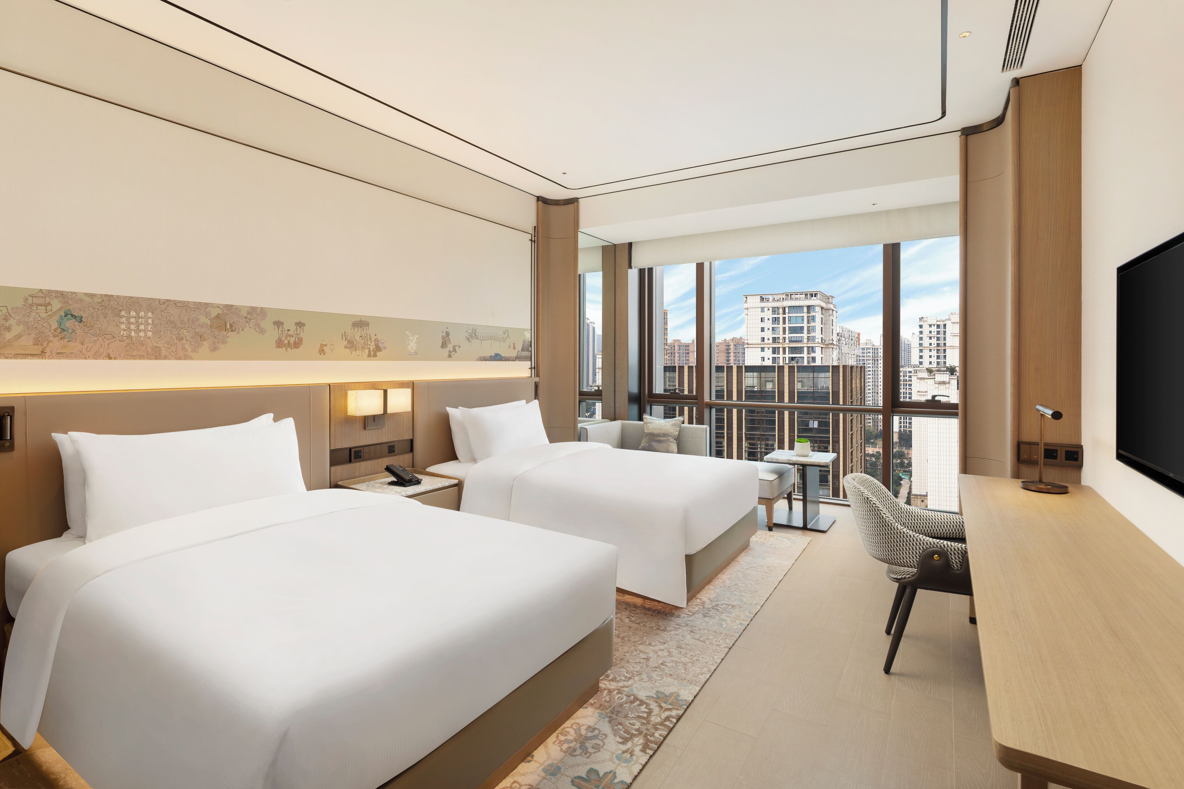 Down duvets, in-room safe, blackout curtains, iron/ironing board