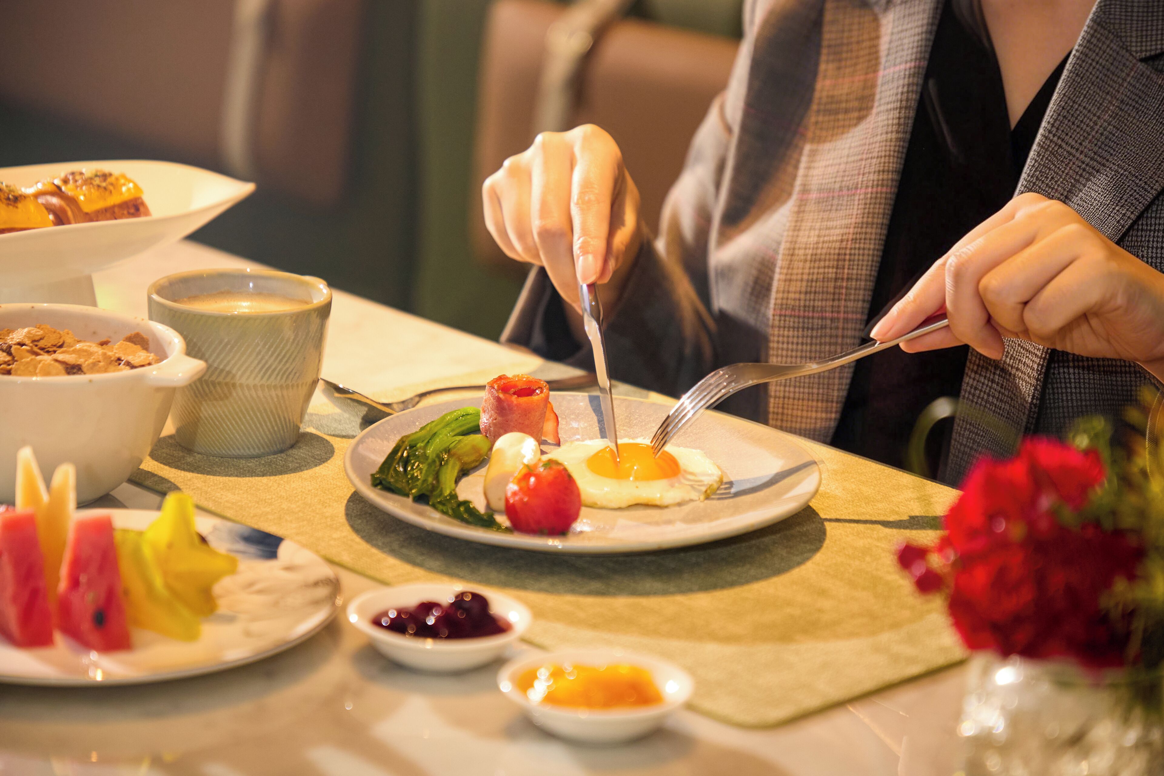 Petit déjeuner buffet (128 CNY par personne)