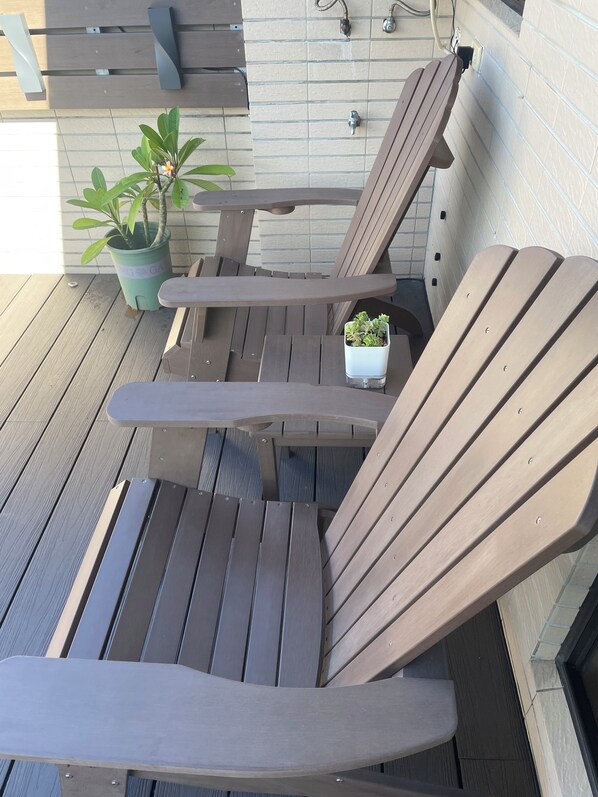 Standaard tweepersoonskamer, balkon, uitzicht op bergen | Terras