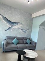 Área de estar no saguão