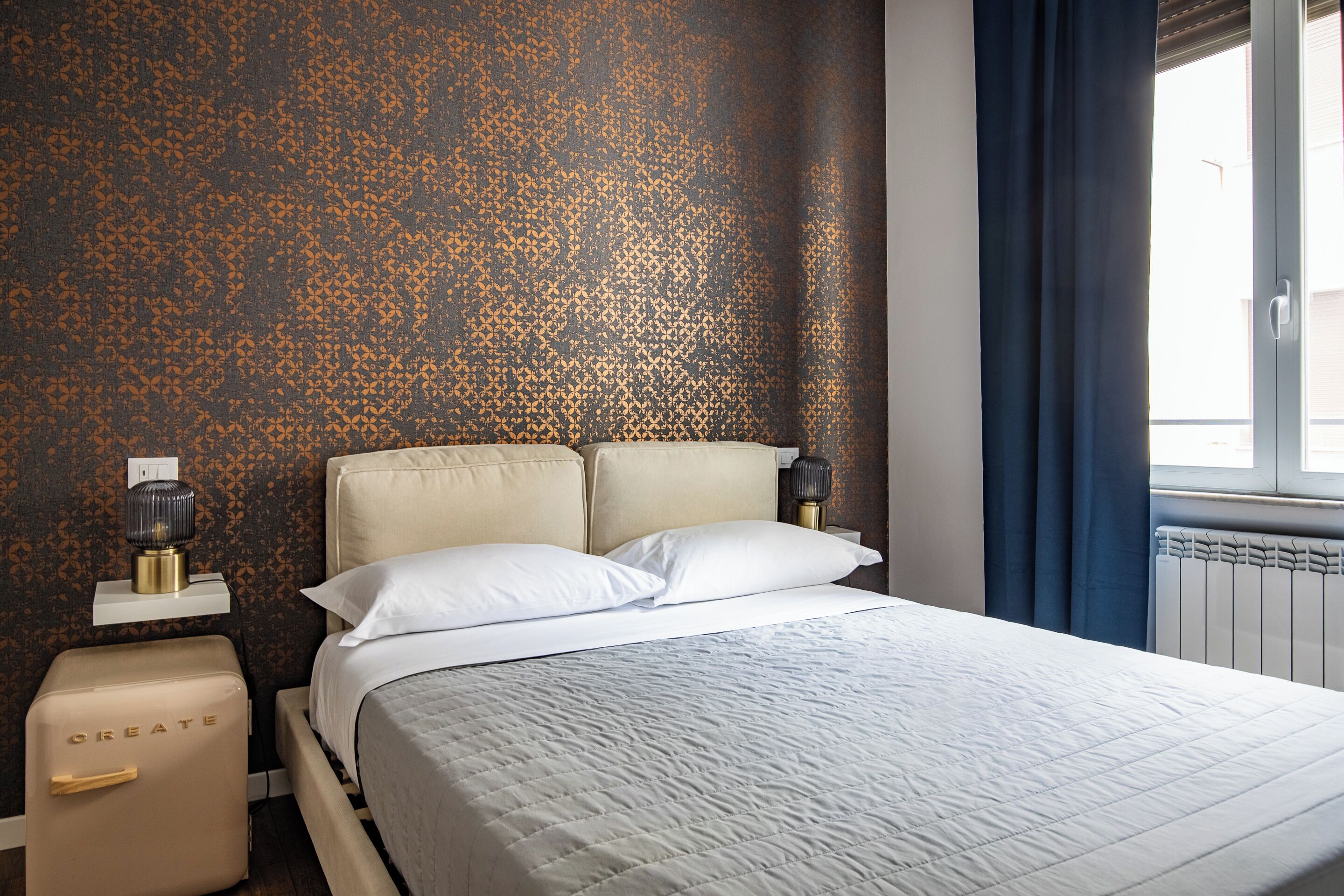 Deluxe Double Room, Courtyard View | In-room safe, blackout drapes, free WiFi