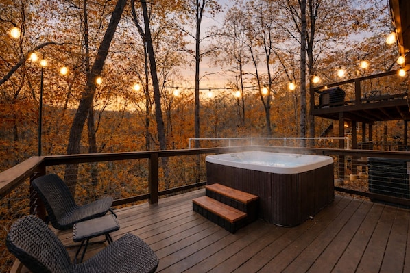 Bain à remous extérieur