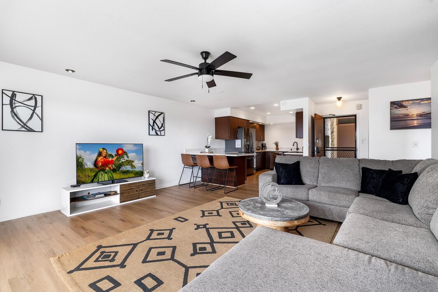 Condo, Multiple Beds (Keauhou Punahele#B-202) | Living area