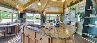Lakefront Gem w/ Private Dock & Yard in Charlevoix