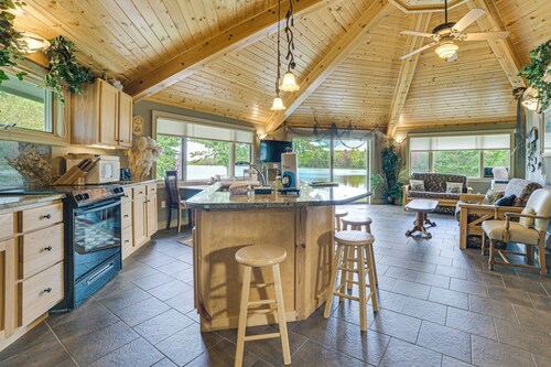 Lakefront Gem w/ Private Dock & Yard in Charlevoix