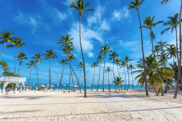 Bãi biển riêng, cát trắng, nhà lều trên biển, massage trên bãi biển