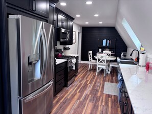Private kitchen - Your own cabin in Southern WV on 65 acres close to golf, skiing, ATV, and more! (Beeson)