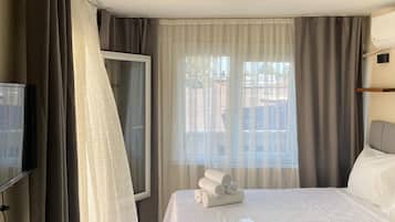 Ropa de cama de alta calidad, wifi gratis y ropa de cama