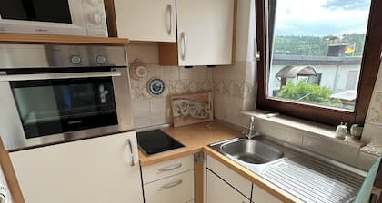 Apartment with balcony, kitchen bathroom
