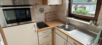 Apartment with balcony, kitchen bathroom