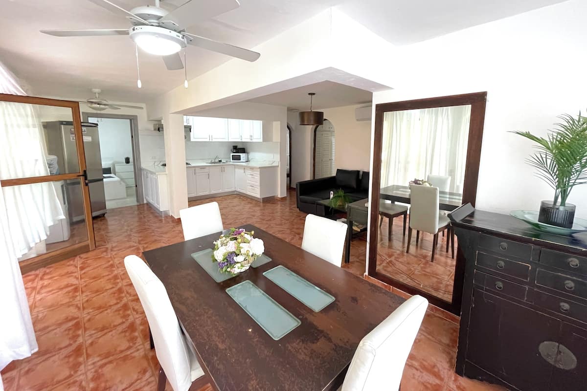 Exclusive Villa, 3 Bedrooms, Garden Area | Living area | 43-inch flat-screen TV with cable channels