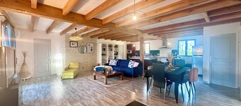 Chalet de Russac - 6 personnes - Jardin clôturé avec terrasse aménagée