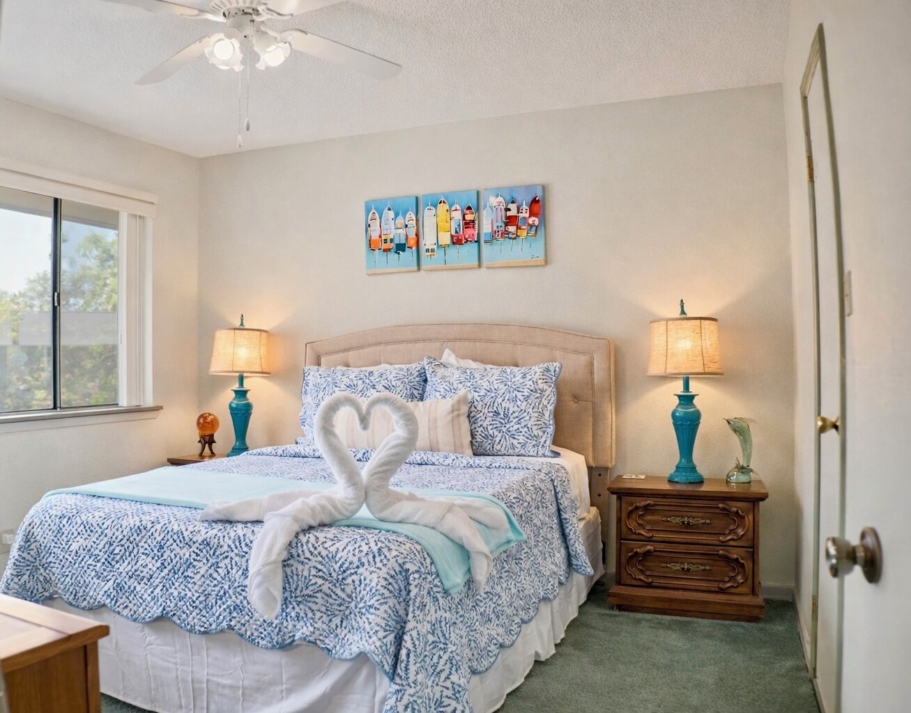 2 bedrooms, iron/ironing board, free WiFi, bed sheets