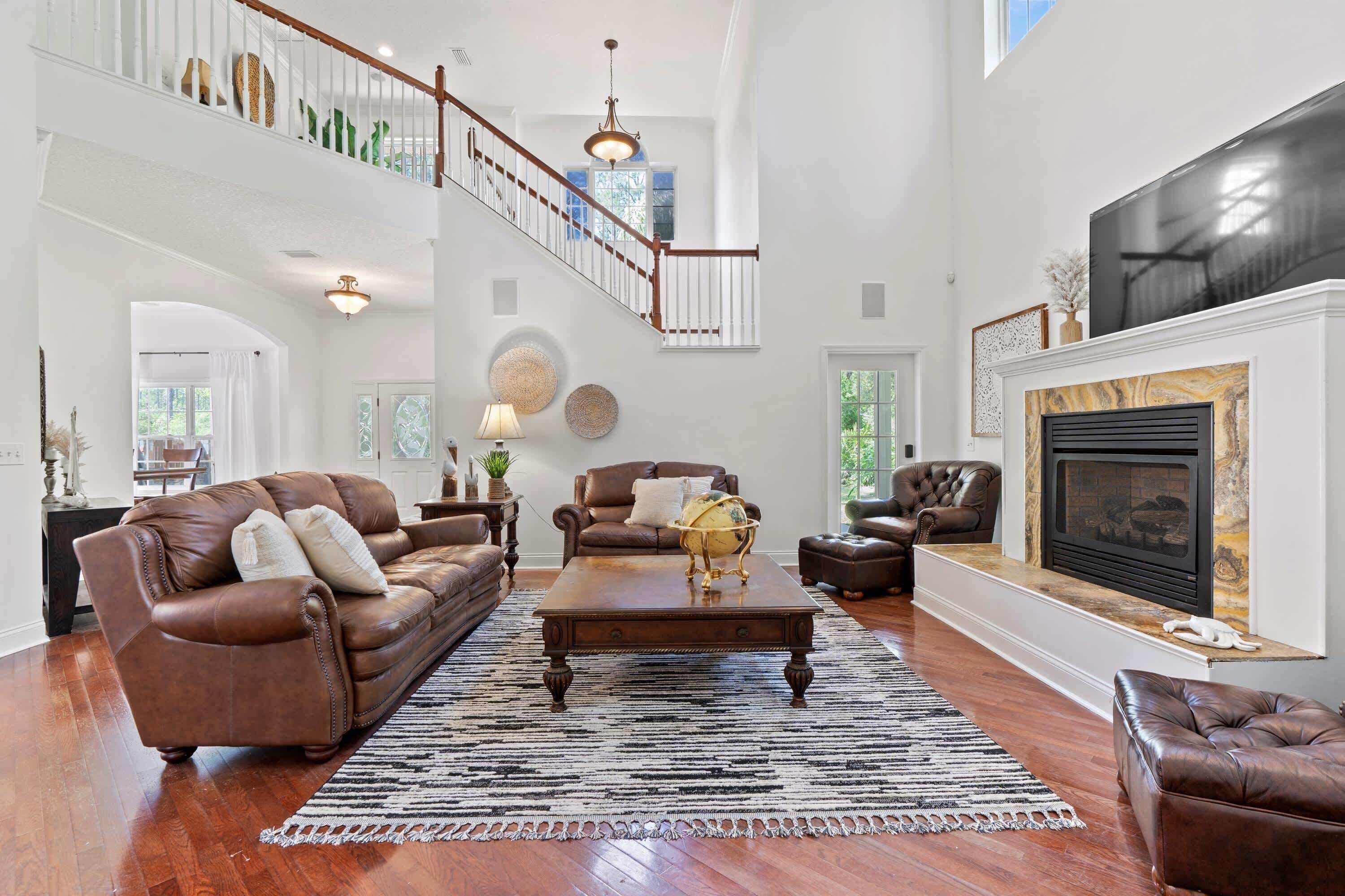 House, Multiple Beds, Pool Access, Pool View (Aqua Dream) | Living area | 42-inch flat-screen TV with digital channels