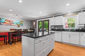 House, Multiple Beds, Patio (The Blue Bungalow) | Interior