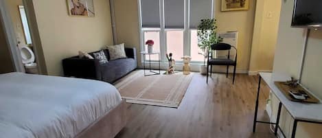 1 bedroom, iron/ironing board, Internet, bed sheets