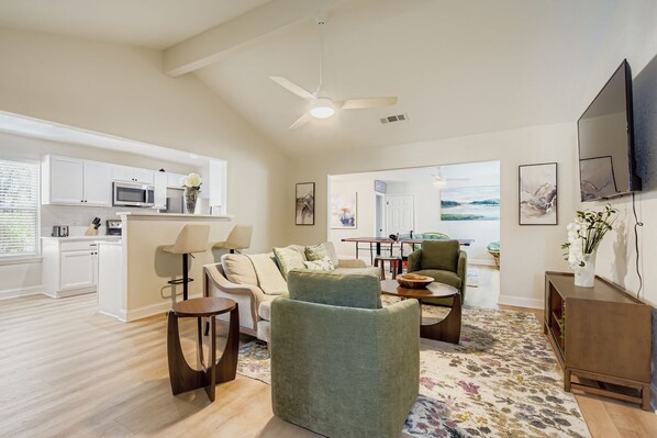 TV, foosball, table tennis