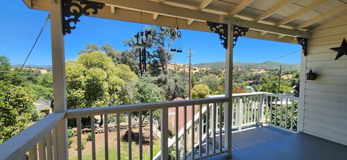 Peaceful Historic Home Steps from Main Street with Porch & Patio