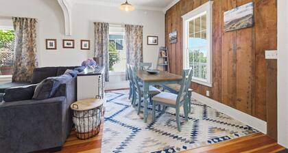 Peaceful Historic Home Steps from Main Street with Porch & Patio