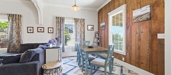 Peaceful Historic Home Steps from Main Street with Porch & Patio