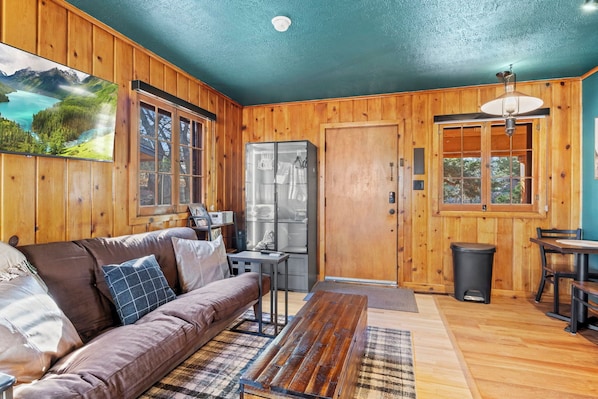 Ferienhütte, Bergblick | Wohnbereich