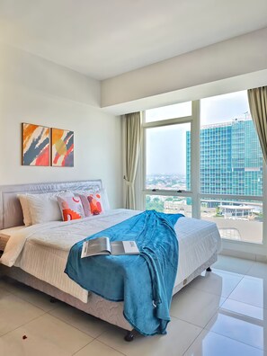 Apartment, 1 Bedroom, City View | Iron/ironing board, free WiFi - Kenzi By SanLiving - 2BR - Kelapa Gading (Jakarta)