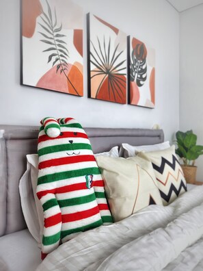 アパートメント 1 ベッドルーム シティビュー | アイロン / アイロン台、WiFi (無料)、ベッドシーツ