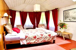 4 slaapkamers, een strijkplank/strijkijzer, wifi, beddengoed