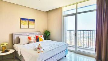 Apartment, 1 Bedroom, City View | Iron/ironing board, free WiFi