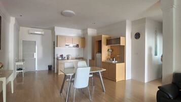 Family Quadruple Room, Multiple Beds, Annex Building | Private kitchen | Fridge