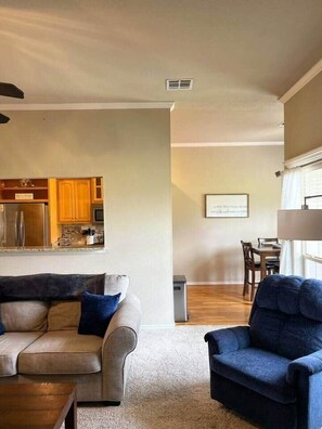 TV, fireplace - A Cozy Home, Great Location · South Tulsa (Jenks)