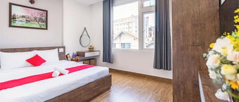 Chambre Deluxe double pour 1 personne, 1 chambre | Accès au Wi-Fi (inclus), literie fournie