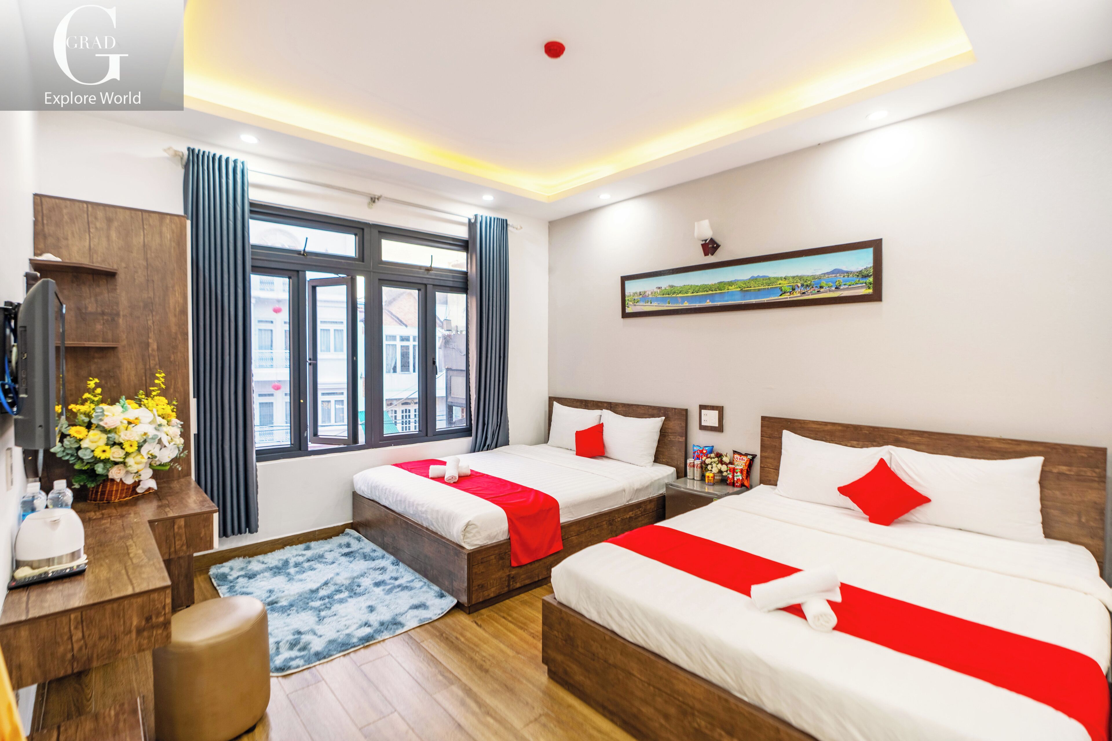 Wifi gratis y ropa de cama 