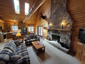 تلفزيون، مدفأة