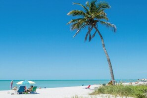 Sun loungers, beach towels